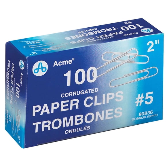 Westcott 2" Paper Clips - 100/box