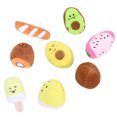 thumbnail image 2 of 8 piezas de juguetes de peluche masticables con sonido de frutas para perros y cachorros, juguetes interactivos de entrenamiento., 2 of 13