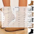 thumbnail image 4 of Womens Mid Calf Boots Slouch Ruched Booties Low Heel Round Toe Casual Fall Winter Fashion Comfortable Shoes Black 7.5, 4 of 8