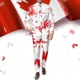 thumbnail image 2 of Men's 3 Piece Suit Set Slim Fit Floral Print Lightweight Blazer Vest Pants Wedding Party Outdoor Vacation Gatherings All Seasons Versatile Stylish Comfortable, 2 of 6