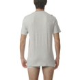 thumbnail image 3 of adidas Camiseta Hombre, Lote de 6 - Camiseta cuello pico, Active Core Cotton, color sólido Blanco/Negro/Gris S (Small), 3 of 7