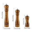 thumbnail image 3 of Premium Rubberwood Black Pepper Grinder - Stylish and Durable Design Great for Enhancing Gourmet Cooking Experiences - A, 3 of 6