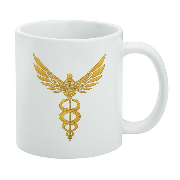 Caduceus Medical Symbol Doctor Nurse EMT White Mug