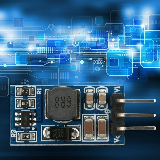 2Pcs DC Boost Converter Module, 93% Efficiency, Components, 5V 6V 9V 12V, Over Current
