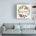 thumbnail image 3 of Harriet Sussman 'Watercolor Christmas VIII' Canvas Art, 3 of 4