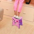 thumbnail image 3 of Daboolka Taburete plegable con escalón, taburete plegable de alta calidad para niños, adultos, cocina, baño #4, 3 of 8