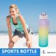 thumbnail image 5 of Botella de agua de color degradado de 1000 ml Botella deportiva de gran capacidad para viajes (B) Sywqhk Libre de BPA, 5 of 7