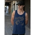thumbnail image 2 of Rock And Roll Guitar Graphic Tee Tank Top Men's, 2 of 3