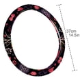 thumbnail image 4 of LOVE 14.5 Inch Printing PVC Leather Car Wheel Cover Steering Wheel Cover Auto Accessories, 4 of 6