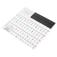 thumbnail image 4 of Key Decoration,Piano Sticker Electronic Piano Sheet Music Stickers Piano Fingerboard Sticker Class Leading Features, 4 of 14