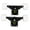 Black, variant on Skateboard Truck, 2PCS Skateboard Wheels Suitable for Skateboarders Hardware Combo Starter Kit, 4 Wheels Aluminum Alloy 5 Inch Shock Absorption Longboard Truck for Replacement