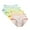 Yellow;Light Blue;Green;Pink, variant on SILVERCELL Kids Cotton Breathable Period Underpants Teen Period Menstrual Leakproof Briefs 4-6Pieces for Girls 8-14 Years Old