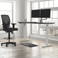 thumbnail image 5 of Lift it Electric Height Adjustable Desk, 66"x24" for Office or Home, Dual Motor, 4 Memory/USB Charging LED Control, White Frame and Charcoal Strand Top, 5 of 5