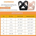 thumbnail image 4 of Joyshaper Adjustable Chest Support Shapewear for Women X Strap Upper Back Brace Posture Corrector Black 3XL, 4 of 7