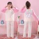 thumbnail image 1 of Pijama Kawaii Sanrio My Melody Kuromi Cinnamoroll para niños, ropa de dormir informal de algodón, cárdigan fino de dibujos animados, Y2k, manga larga, 1 of 4