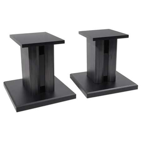 2 Technical Pro Game Twitch Streaming Desktop Computer Speaker Stands For