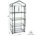 thumbnail image 3 of Pure Garden 4 Tier Mini Greenhouse with Rust-Resistant Frame and PVC Cover, 3 of 8