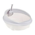 thumbnail image 3 of Caja de arena para gatos semicerrada Deep Loo Bandeja de arena duradera para gatitos de lado alto Bandeja de arena con Bandeja de arena para 35cmx33cmx16cm Sunnimix Bandeja de arena para gatos, 3 of 8