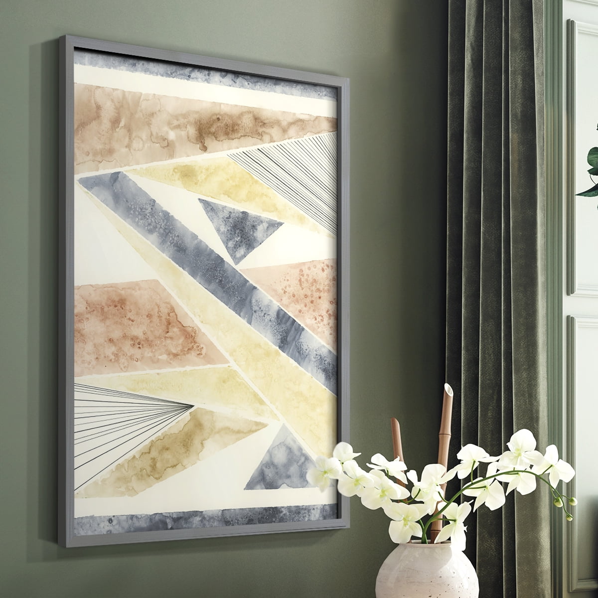 Untitled in Paper Solid Wood 16 x 20 Framed Print