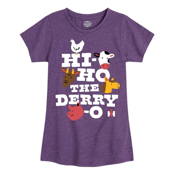 Case IH - Hi Ho the Derry O - Toddler Girl Short Sleeve T-Shirt