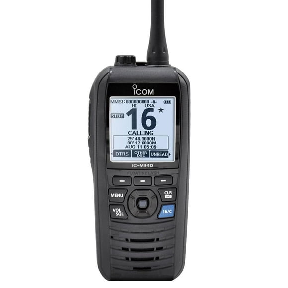 Radio marina VHF Icom M94D con receptor DSC y AIS