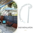thumbnail image 3 of Raindrops Outdoor Umbrella Pin Chain Metal Latch for Patio Umbrellas Fixing Strap and Versatile Use, 3 of 7