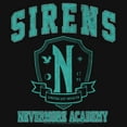 thumbnail image 2 of Girls Wednesday Sirens Academy Crest T Shirt, 2 of 4