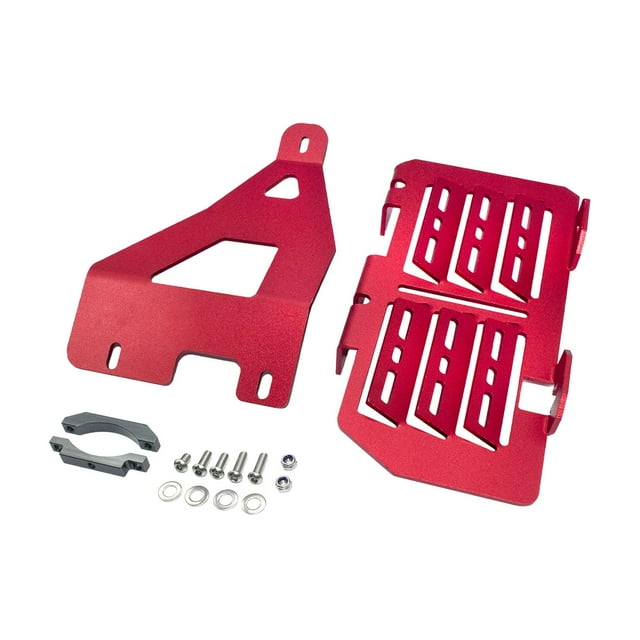Protector de rejilla del radiador de la motocicleta Accesorios de motocicleta Aluminio Fácil de instalar Rojo