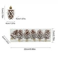thumbnail image 3 of 6Pcs Christmas Tree Pinecone Ornaments Plastic Painting Pinecone Christmas Decorations Christmas Tree Decoration Pendant(Coffee), 3 of 6