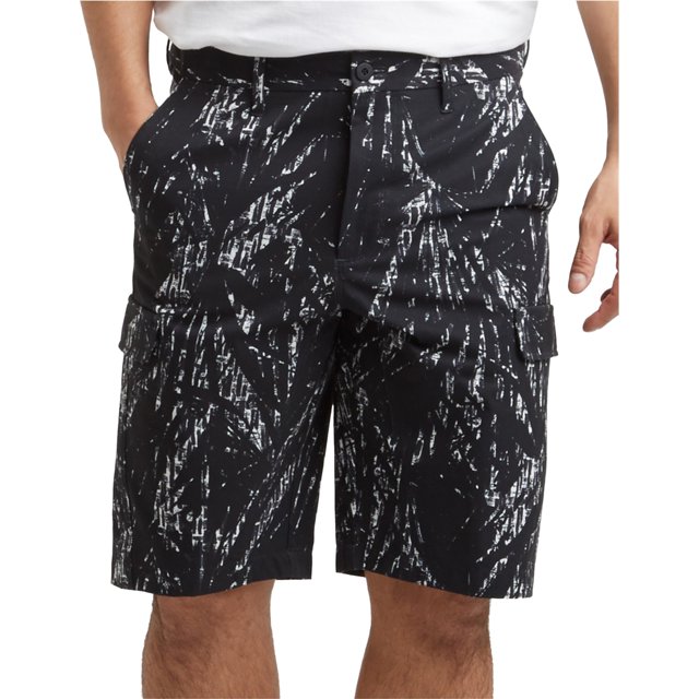 Kenneth Cole - Pantalones cortos elásticos para hombre, color negro, 32 Kenneth Cole Carga