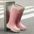 thumbnail image 7 of YLYL Women's Knee High Rain Boots Waterproof No Slip Rubber Sole Outdoor Work Garden Mud Boots, 7 of 7