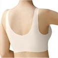 thumbnail image 4 of fatyb Women's Wireless Bras Full Coverage Removable Soft Padded Everyday Bras Smooth Back Pullover Bras, 4 of 4