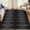 Black, variant on Tzou Washable Striped Runner Rug, 2x6 Ultra-Soft Modern Carpet for Kitchen Entryway, Stain-Resistant, Non-Slip, Machine Washable Thin Rug (Pearl Velvet, Striped Print)
