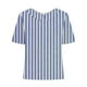 thumbnail image 5 of Fiudx Liquidación de Ahorros de Verano Camiseta Holgada Informal con Estampado para Mujer, Tops de Manga Corta con Cuello de Muñeca, Blusa Bonita y de Lino, 5 of 5