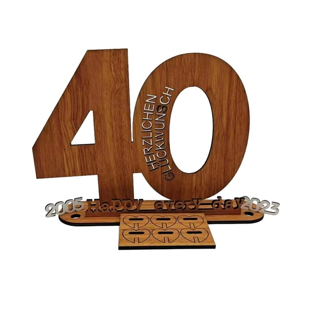Birthday Money Gift Wooden Anniversary Fun Money Gift Congratulations Card Wooden Wallet Red Envelope