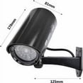 thumbnail image 2 of Apuakthei 2 cámaras falsas de vigilancia cámara simulada con LED infrarrojo intermitente rojo, cámara falsa cámara de seguridad CCTV, 2 of 5