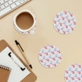 thumbnail image 6 of Xecao Red Squirrel And Blue Rabbit for MDF Cork Coaster 4 Pcs,Drink Coasters,Suit for House Warming Gifts New Home ,Coffee Table Decor-Round Shape, 6 of 7
