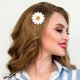 thumbnail image 4 of 10pcs pinzas para el cabello lindas margaritas girasol pernos de pelo pernos de pelo fresco para damas y niñas (blanco), 4 of 6