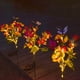 thumbnail image 2 of Yuarrent 2x luces de lámpara de jardín de mariposas para exteriores 2x lámpara de jardín de mariposas de cristal real con luces Iluminación y accesorios color, 2 of 6