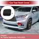 thumbnail image 3 of Tapa del gancho de remolque delantero izquierdo para Toyota Highlander 2020-2023, tapa del gancho de remolque, gancho No.521280E150, plástico negro mate, 1 Pcs, 3 of 6