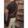 thumbnail image 3 of Leather and Canvas Adjustable Work Apron for Men, 3 of 6