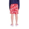thumbnail image 2 of U.S Polo Assn. Hibiscus Print Swim Short with Brief Liner, Sizes 4-18, 2 of 4