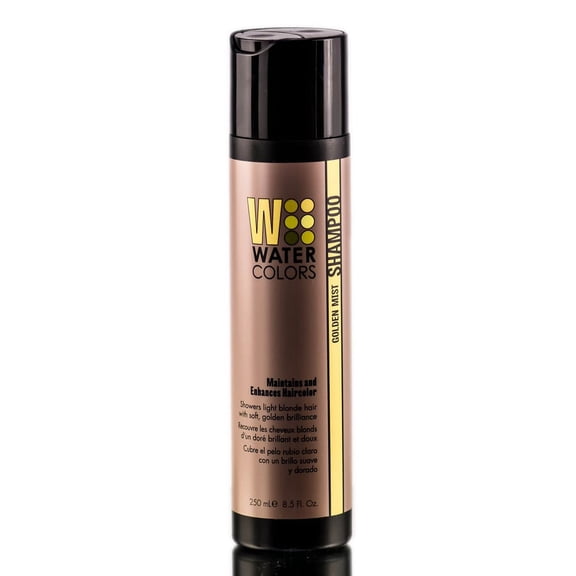 Option : Golden Mist / 8.5 oz , Tressa Watercolors Color Maintenance Shampoo , Hair Scalp - Pack of 1 w/ SLEEK Teasing Comb