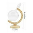 thumbnail image 5 of Indoor Outdoor Use Atmospheric Pressure Indicator, Hand Crafted Glass With Chemical Crystal Changes, Elegant Decorative Bottle For Weather Pattern Transformation, Symbol Of Love, 5 of 5