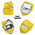 thumbnail image 5 of JIALIOU Mini Backpack Purse for Women Quilted Casual Daypack Small Travel Shoulder Bag, Yellow, 5 of 7