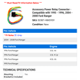 thumbnail image 2 of Accessory Power Relay Connector - Compatible with 1995 - 1996, 2004 - 2008 Ford Ranger 2005 2006 2007, 2 of 2