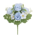 thumbnail image 2 of Artificial Floral Bouquets Realistic Plastic Flowers For Hanging Window Box Home Table Centerpieces Indoor Outdoor Decoration,Window Box Decor,Floral Bouquet,C,1 Stem, 2 of 10
