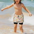 thumbnail image 7 of Cauagu Afternoon Tea Print Swim Trunks for Men,Youth Boys Swim Shorts Compression Liner Beach Shorts Boys' Swimming Shorts 7-20 Years Bathing Suit-X-Large, 7 of 7