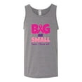 thumbnail image 2 of Wild Bobby, Big or Small Save Them All Mens Breast Cancer Awareness Graphic Tank Top, 2 of 2
