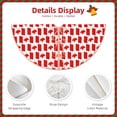 thumbnail image 3 of Fotbe Canada Pattern Christmas Tree Skirt, Tree Skirts Plush Christmas Decorations, Christmas Tree Skirts Xmas Decorations Holiday Party Decor-36", 3 of 6
